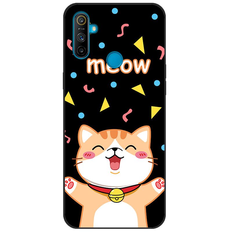 For Realme C3 Case Cover Soft Silicone TPU Patterned Back Cover For OPPO Realme C3 RMX2020 C 3 RealmeC3 Cartoon Phone Case Funda