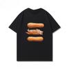 Classic Cute Cat Sandwich Meme T Shirt Unisex Women Harajuku Style Graphic Tee Oversized Casual Short Sleeve Summer Fashion Top