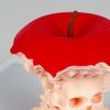 Halloween Fruit Core Skull Statue Creepy 3D Printed Skull Fruit Figurine for Indoor Home Living Room Office Desk Decor