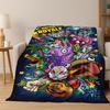 3D F-Fortnite Game Cartoon Flannel Blanket Soft Warm Throw Blanket for Bed Bedroom Room Living Room Travel Camping Kids Gift