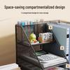 Desk File Holder & Organizer: Large Capacity Storage Rack for Folders, Books, and A4 Papers