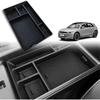 BestEvMod For Ioniq5 Armrest Storage Box Center Console Organizer Tray Interior Accessories With Rubber Black Trim Compatible With Hyundai Ioniq 5