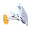 Trolley Brake Floor Lock Iron Galvanized Trolley Cart Lock with TPU Pad for 3in Casters