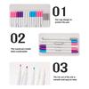 10x/Set Washable Fabric Marker Erasable Pen Sewing Fabric Markers Fabric Marker Pen Water Soluble Pen for Sewing