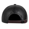 Unisex Solid Color Leather Baseball Caps Spring and Autumn Outdoor Adjustable Casual Hats Hip Hop Hat Sunscreen Hat