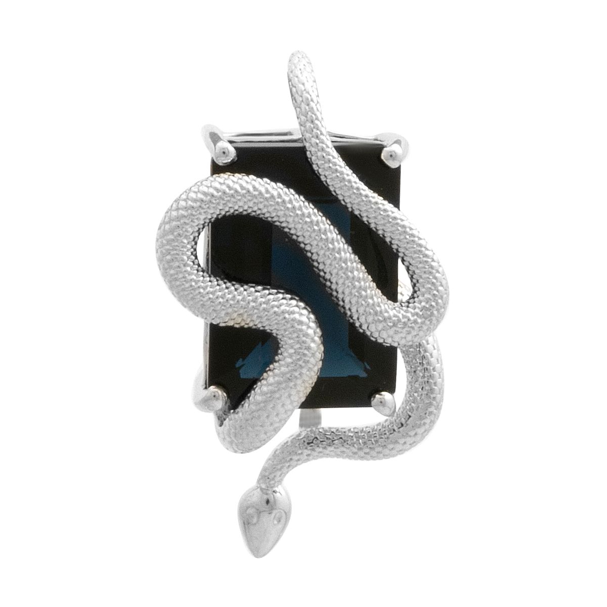 

Silver pendant with sapphire nano 5.707ct (2182474) синій