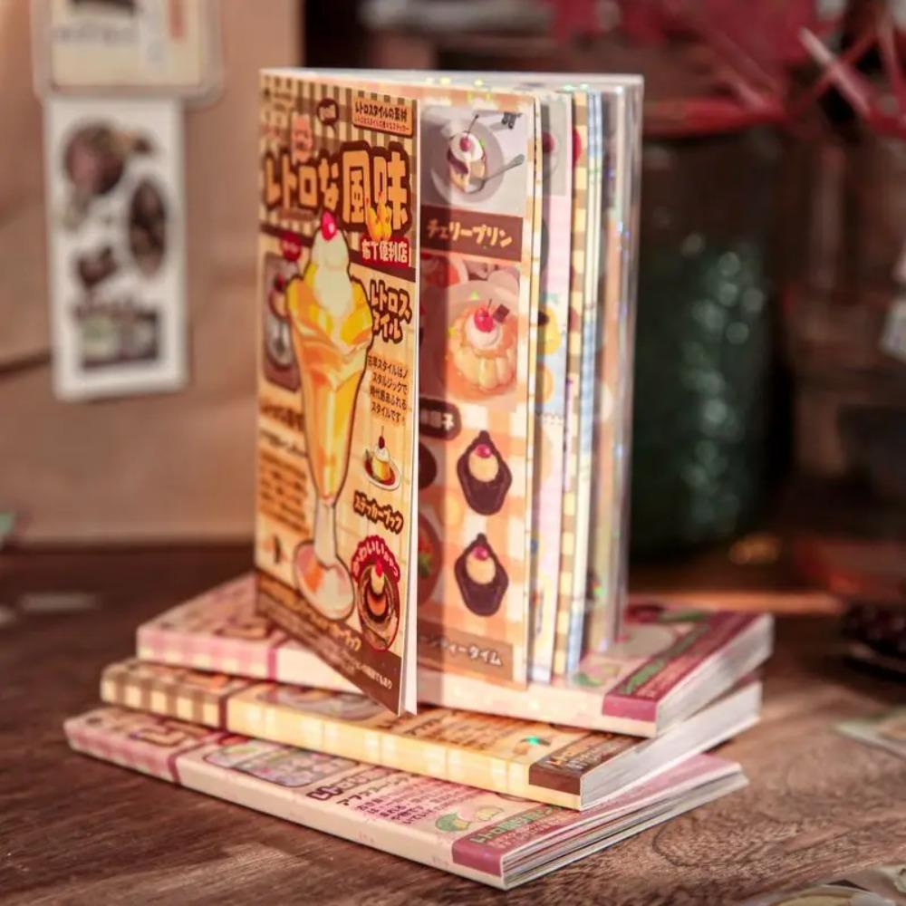 New 30 Sheets DIY Decorative Stickers Cute Cartoon Cut Film Sticker Book Retro Flavour House Series Scrapbook Stickers Kids Gift