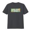 Streetwear Integrity Slogan Camouflage Background Print Casual T Shirt vintage Washed designer clothes graphic Comfortable