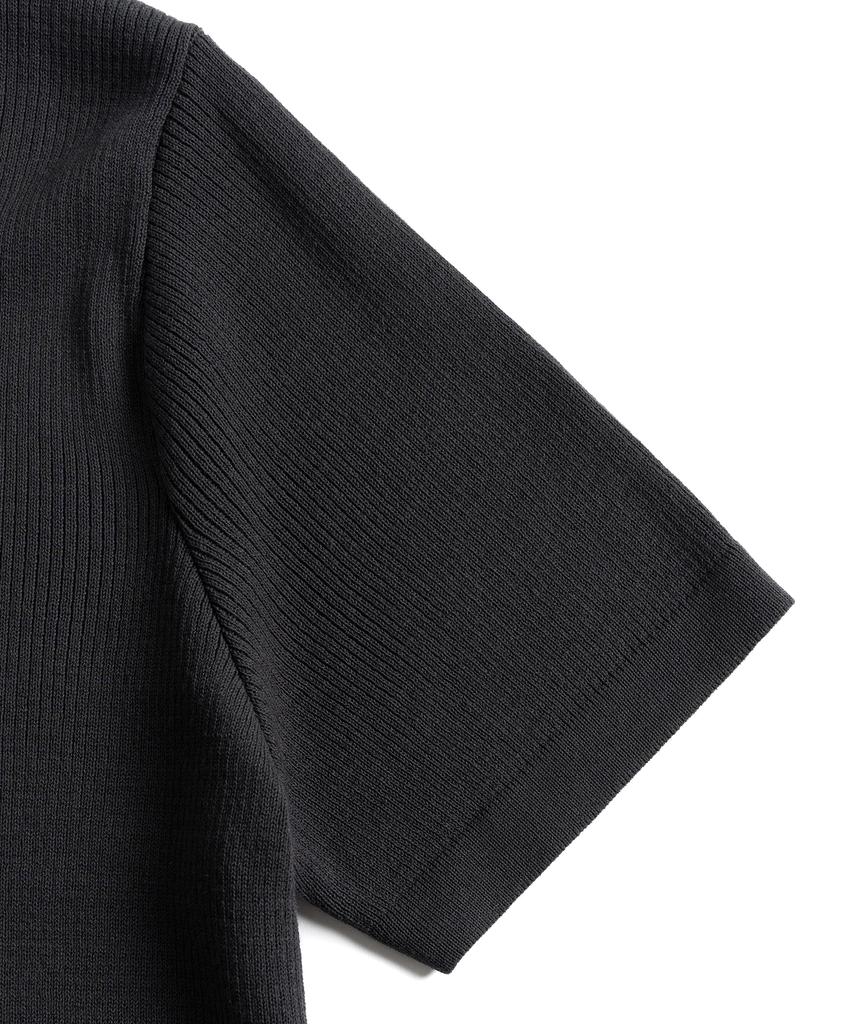 Waildeubeuligseu W23 Knitted Polo Shirt (Ash Black)