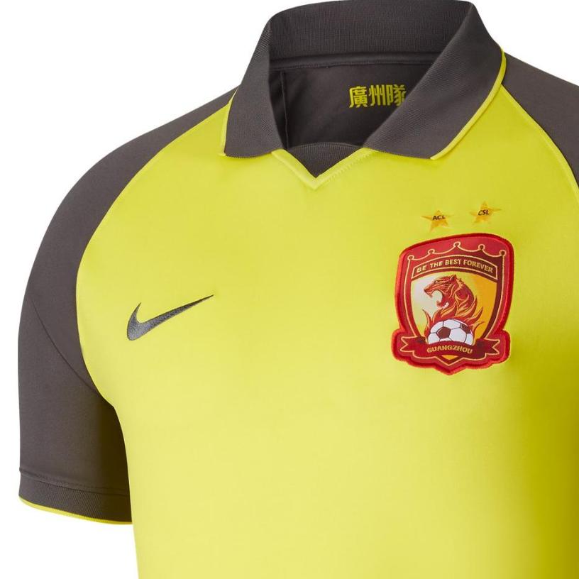 Nike Collared Colorblock Casual Pullover Short-Sleeve Football Shirt Fan Edition 2020/2021 Season Men Tops Opti-Yellow Lightning-Grey CI7641-732
