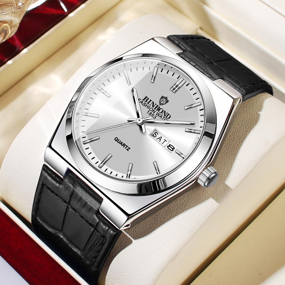 Men's Waterproof Luminous Running Alarm Clock Watch