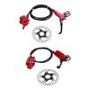 Bicycle Brake Cooling Disc Floating Ice Rotor Strong Braking Bike Hydraulic Disc BrakeRed