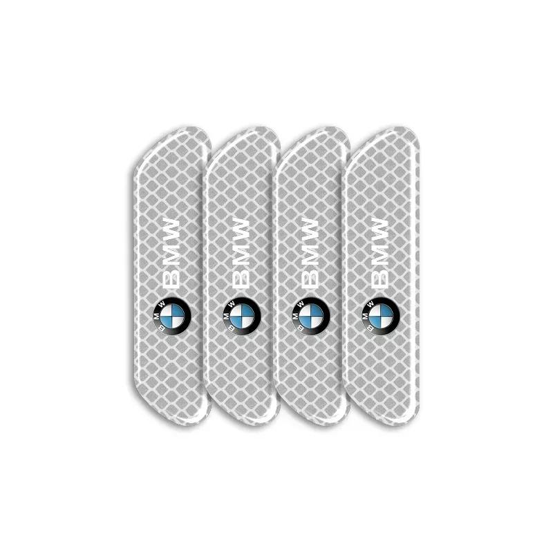 2025 E46 For BMW Car 4PCS/set Car Reflective Strips Warning Stickers Car Styling for BMW M Performance M2 M3 M5 320 325 E28 E30