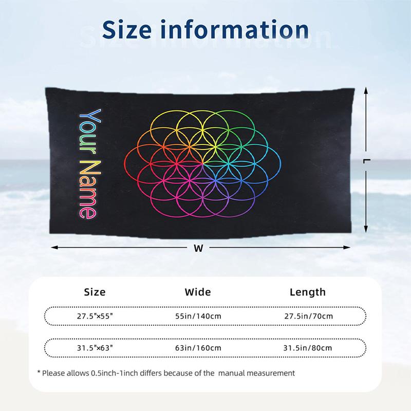 Plaj Havlusu Özel İsim Metni, Hızlı Kuruyan Büyük Havlu Plaj Ev İçinColdplay