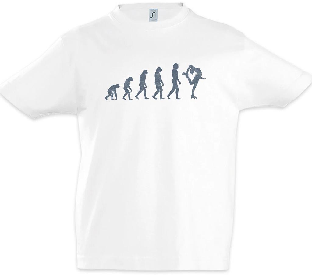 Figure Skating Evolution Boys T-Shirt Fun Skater Figure Skating Figure Skater-