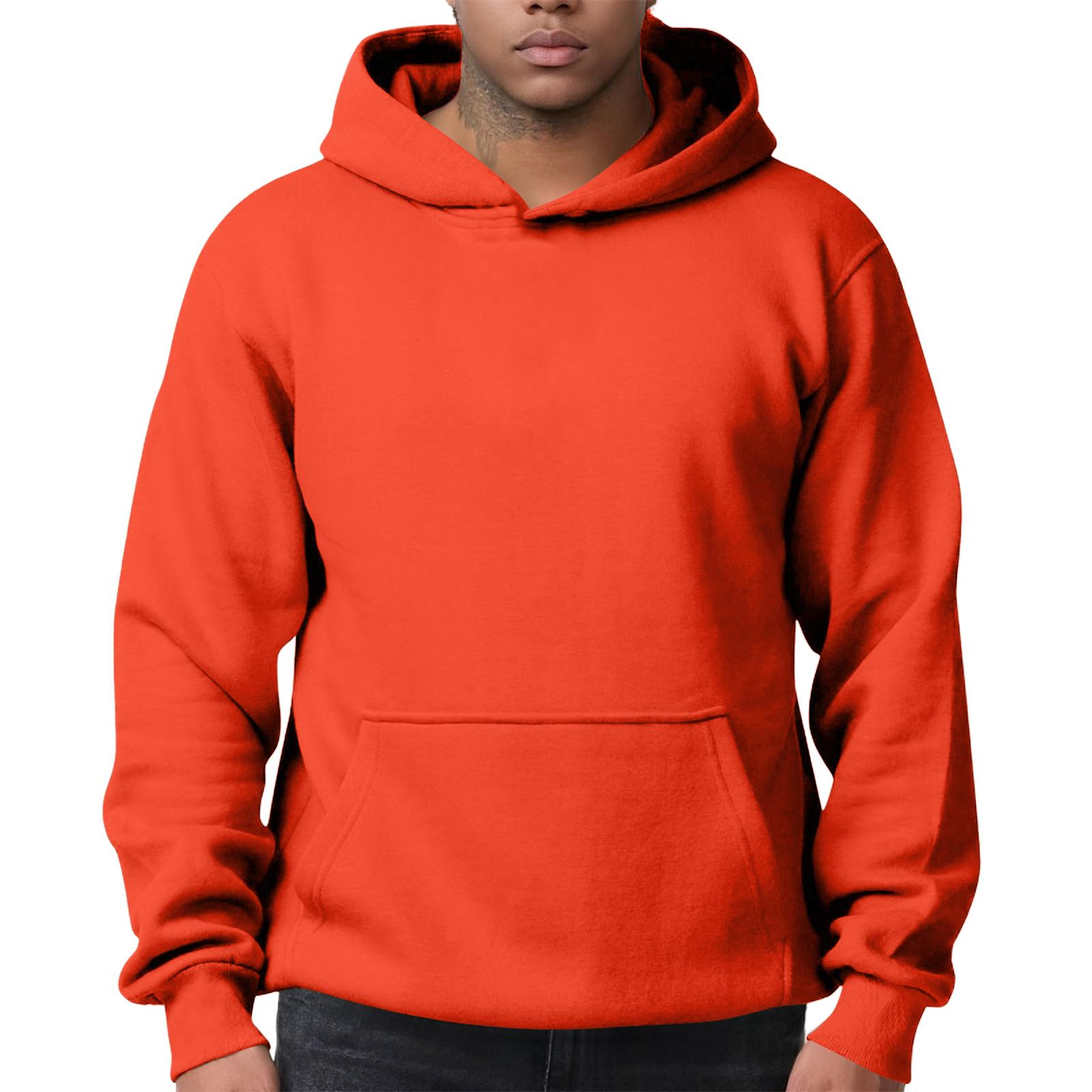 

Мужская флисовая толстовка, повседневная, с длинным рукавом XXXL шафрановый