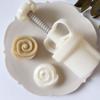 50g Cute Cloud Shape Plastic Mooncake Molds Mooncake Mould DIY Baking Accessories Kitchen Gadget for Mid-Autumn Festival