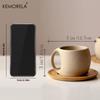  Ceramic Coffee Cups and Saucers Simple Water Cup 220ml Breakfast Milk Oat Drink Mug Exquisite Afternoon Tea Coffee Cup