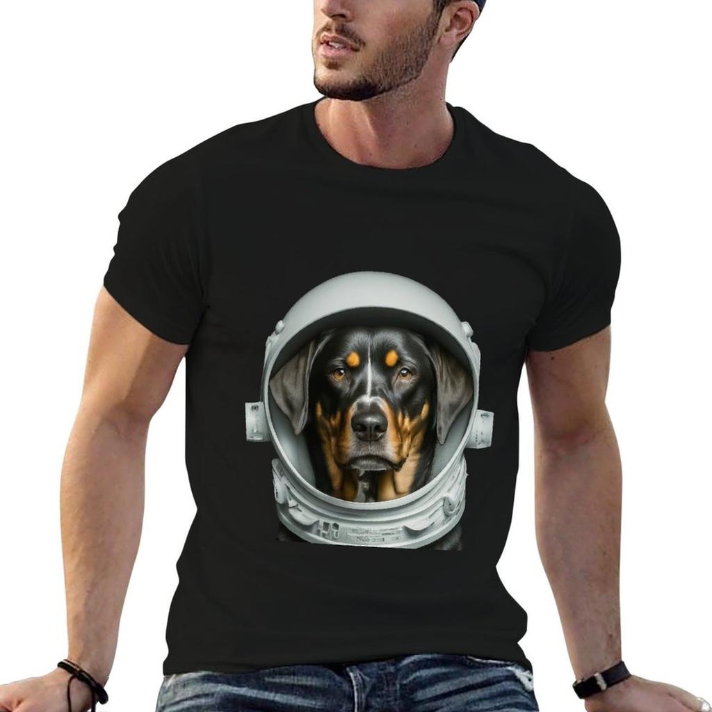 Dog Wearing A Space Helmet TShirt Unisex T Shirt Cotton 100 Anime T Shirts Oversize T Shirt Unisex Casual TShirt
