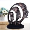 Lady Ring Face Socha pro domácí dekoraci moderního umění Lady Face