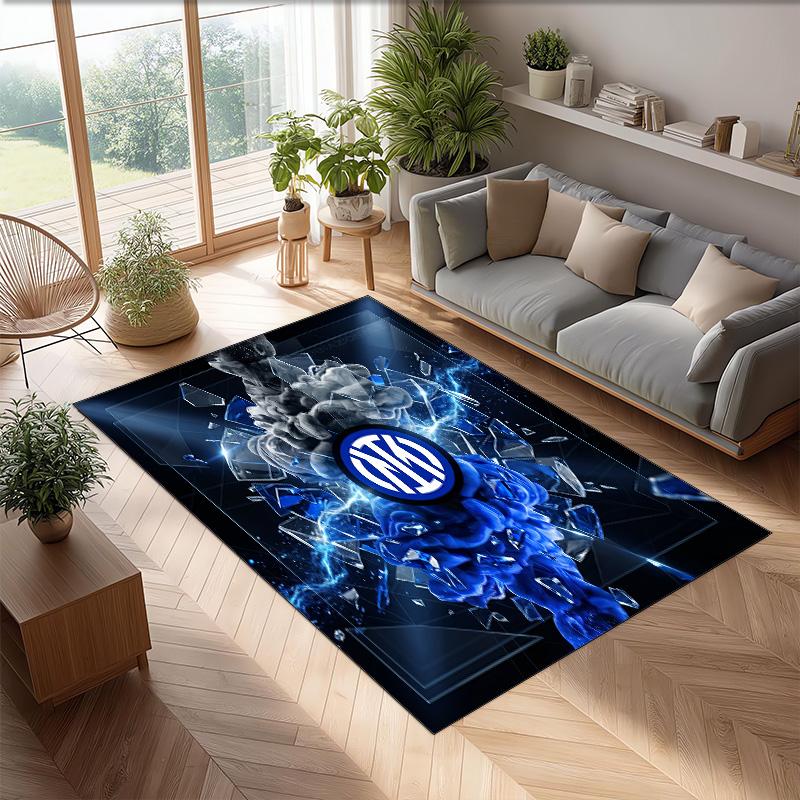 Borussia Dortmund Printed Flannel Area Rug Non Slip Soft Polyester Floor Carpet Indoor Decor Mat for Bedroom Living Room Sofa