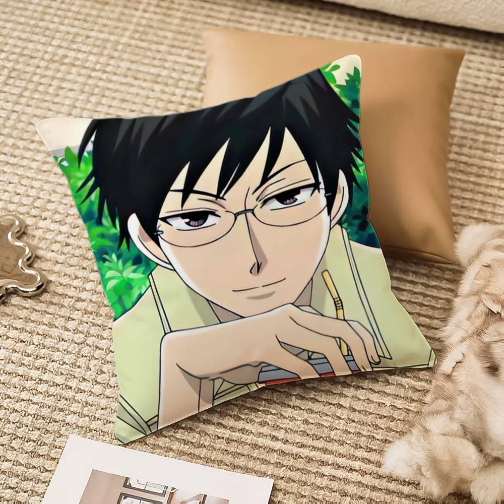 Ouran High School Host Club Pillow Case Sofa And Living Room Decorative Cushion Covers Dust-proof And Mite-proof Invisible Zippe