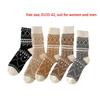 Ethnic Style Mid-tube Socks Warm Calf Socks New Winter Socks  Autumn Winter