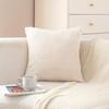 Corduroy Splicing Pillow Cover Living Room Sofa Cushion Solid Color Waist Pillow Pillow Cover