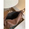 IELGY Korean Niche Underarm Bag Women's Trendy Fashion Retro Portable Tote Bag
