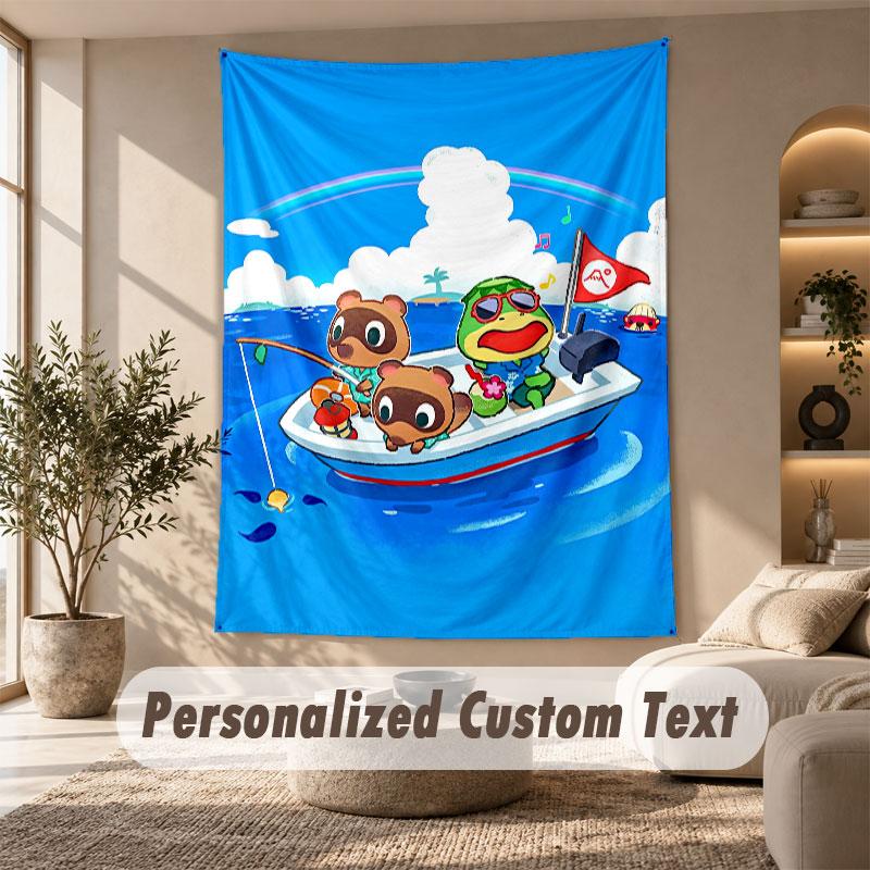 Wall Hanging Tapestry Art Cloth Bedroom Room Background DecorAnimal Crossing