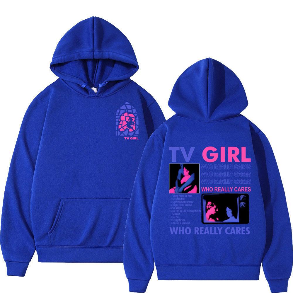 TV Girl Men's printed hoodie retro fashion Sweatshirt Harajuku Y2k hoodie
