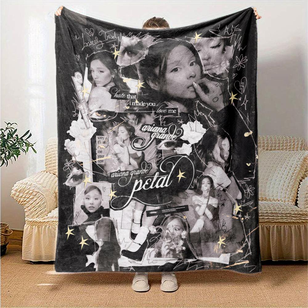 Ariana Grande Blanket, High quality Comfortable for All Seasons, Home Decor, Warmth and Comfort