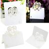50Pcs Heart Shape Table Number Cards Wedding Table Number Card For Table Setting Wine Glass Christmas Wedding Decoration