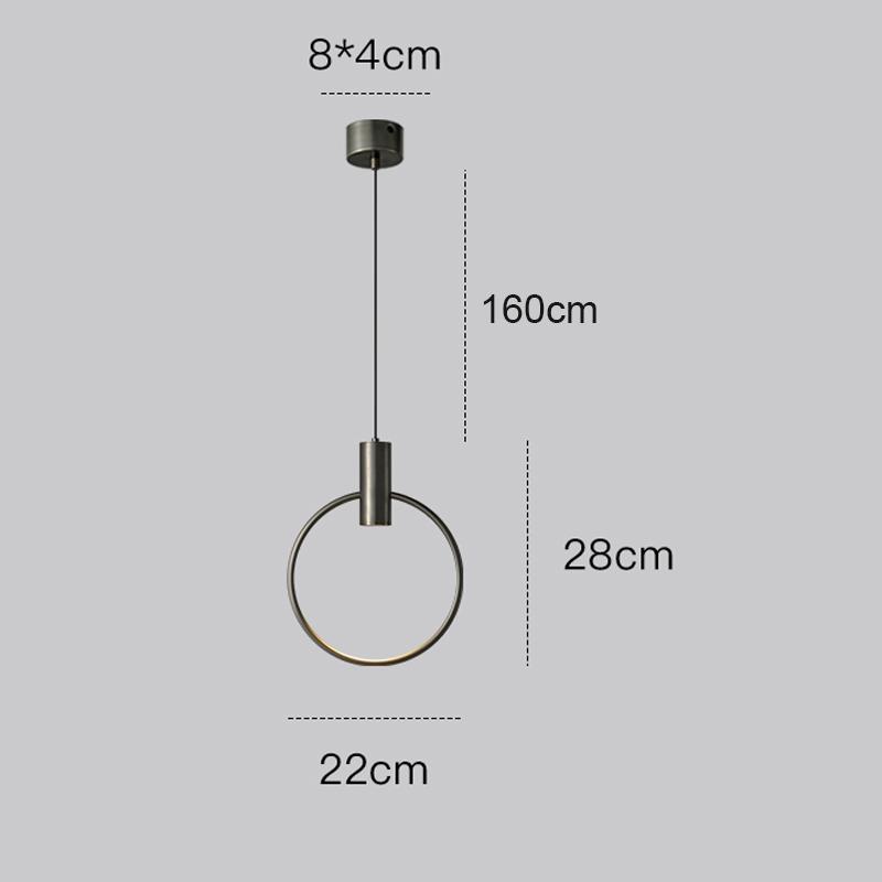 

Скандинавский светодиодный подвесной светильник Подвесная лампа Внутреннее освещение Украшение дома Гостиная Спальня Прикроватный столик Обеденные столы Современный свет 3 Light colors