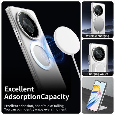 Pro Honor X9B X9C Tenký Nárazuvzdorný Nárazuvzdorný Magnetický Matný Kryt na Telefon proti Otiskům Prstů