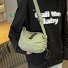 2025 Frühling Damen Nylon Umhängetasche lässige plissierte Wolkentasche Mode Nischendesign Schultertasche