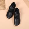Spring Summer Mary Jane Shoes Women Flat Non-slip Casual Breathable Holes Soft Footwear Black Red Plus Size 41 D385
