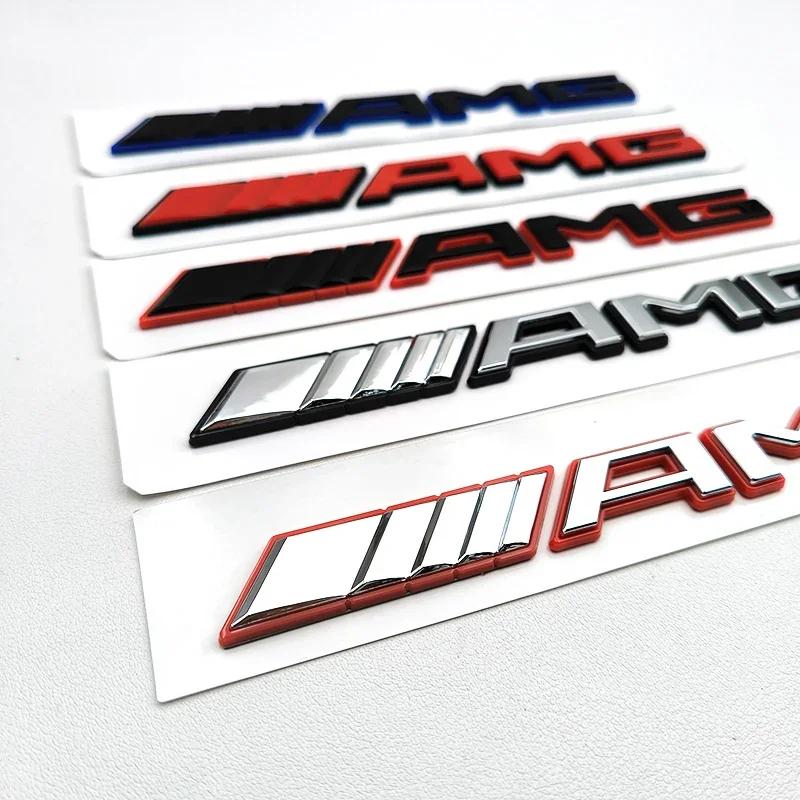 Samolepka na auto Nové 3D ABS Logo Znak AMG Písmena Odznak na kufr auta Pro Mercedes Benz A B C E S GLA GLB GLC GLE GLS Vito G Třída AMG