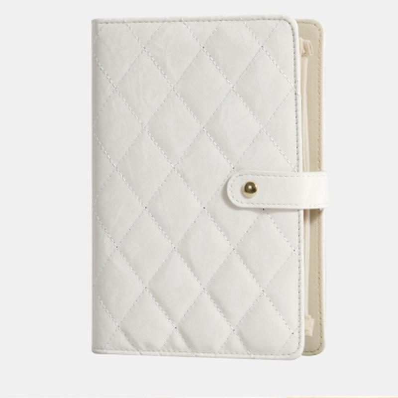 

PU Leather Jewelry Storage Book Zipper Clear Pockets Jewelry Packaging Box Necklace Binder Storage Display Product білий