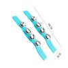 2pcs Wrist Bell Orff Percussion Instrument Fabric Hand Bell Ring Children Performance Props Color Music Toys Wrist Strap TMZ