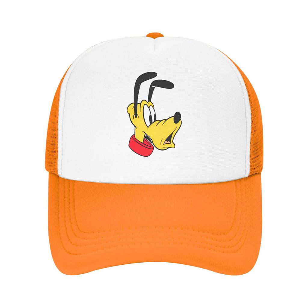 Letní chladicí Pluto disney pes Síťované baseballové čepice Pánské Dámské Nastavitelné Pěnové Trucker čepice Pro běžné nošení
