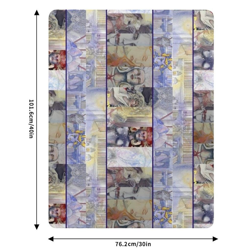 Best of Art Lineup Throw Blanket All Season Soft Lightweight Blanket for Home