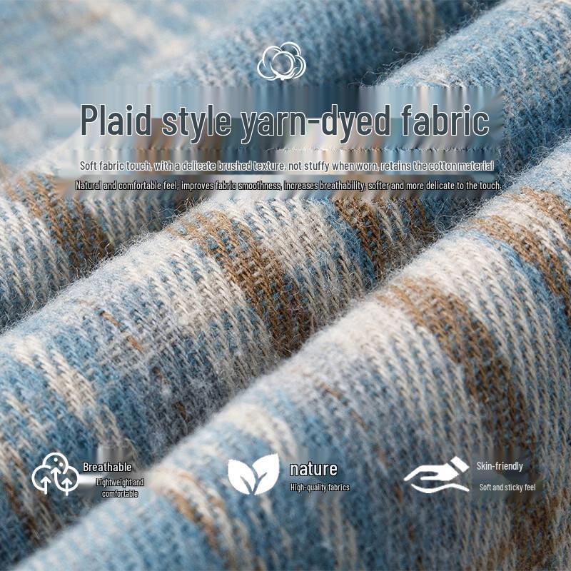 Mark Fairwhale Men's Plaid Long Sleeve Shirt