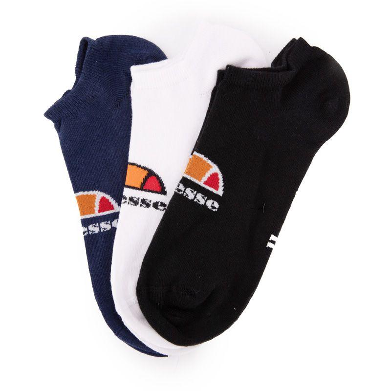 Chaussettes courtes imprimé logo coloré x3 Homme ELLESSE