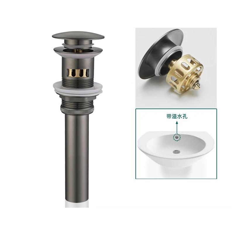 Gray Basin Faucets Brass Antique Bathroom Faucet Brushed Gold Sink Faucets 3 Hole Hot And Cold Black Waterfall Faucet Water Tap