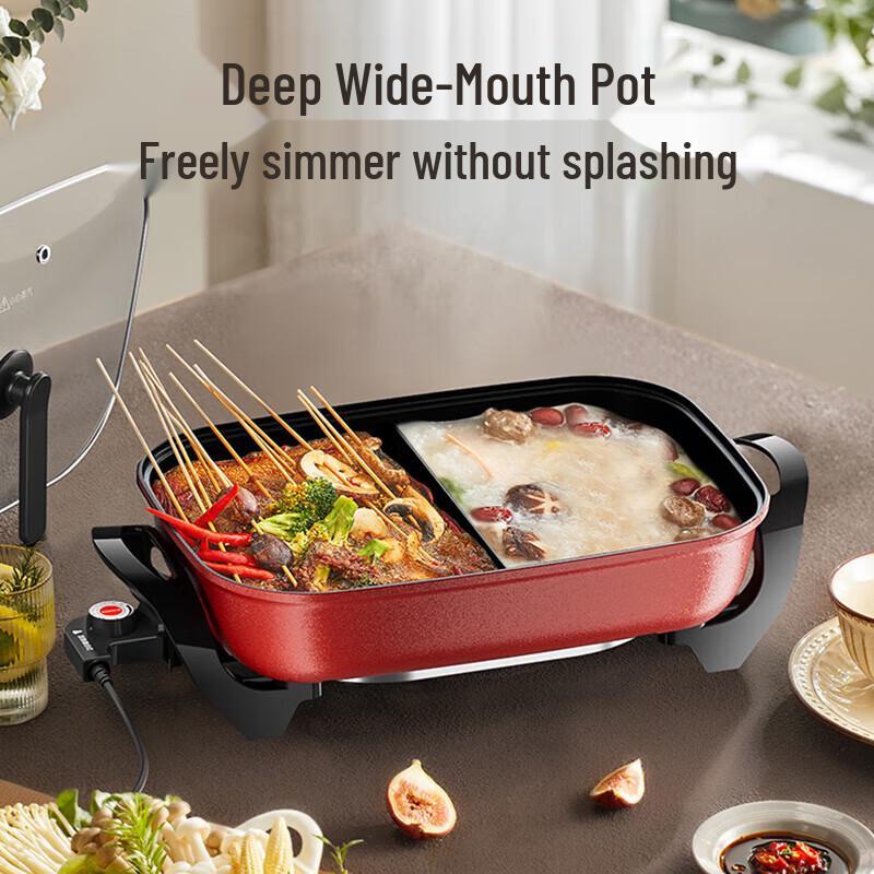 Joyoung 8L Multifunctional Electric Hot Pot and Grill CN plug (adapter included)