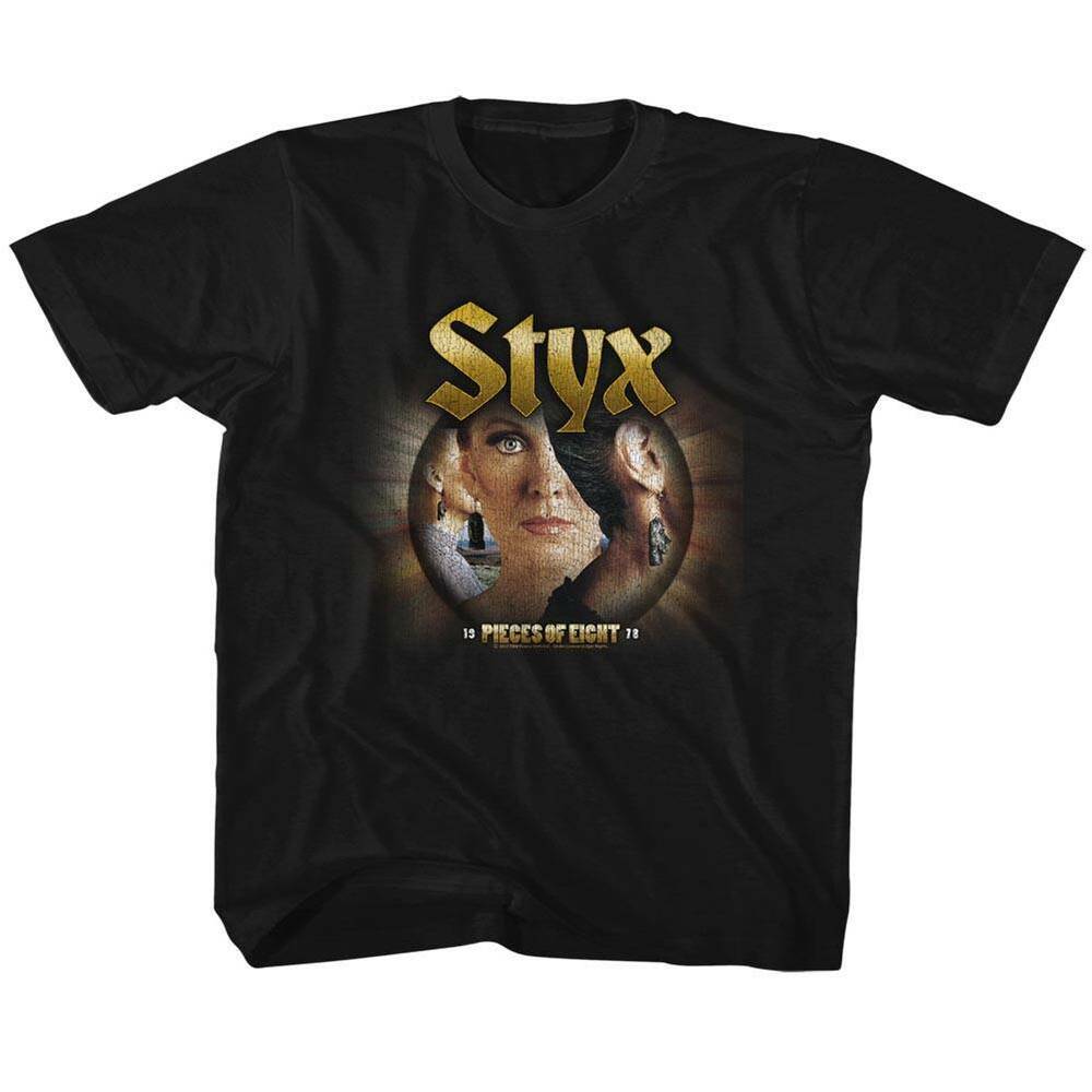 Styx Pieces Of Eight Black Children s T-Shirt Unisex T-Shirt XXXXL