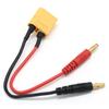 20CM XT30 XT60 XT90 T Plug Charge Lead to 4.0mm Banana Plugs Charge Cable Silicone Wire 14AWG For Lipo Battery
