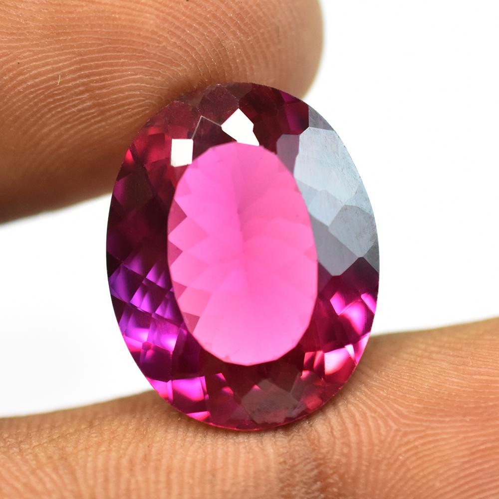 Natural Purple Sapphire 19.95ct Oval Cut Loose Gemstone