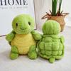 25/30/50cm Lovely Green Tortoise Plush Toy Cute Standing Turtle Pillow Stuffed Soft Animal Dolls for Birthday Valentine's Gift